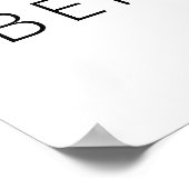 Bedankt voor het Popping By Favor verjaardagsbord Poster (Hoek)