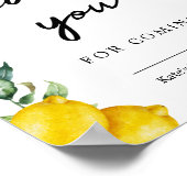 Bedankt voor het poster van de Lemons-partij (Hoek)