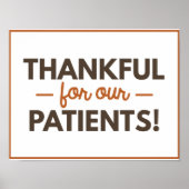 Bedankt voor het Poster van onze patiënten (Voorkant)