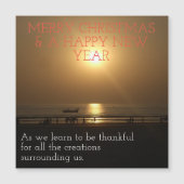 Bedankt voor het prettige kerstfeest, het gelukkig (Voorkant)