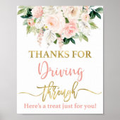Bedankt voor het rijden door een bord poster (Voorkant)