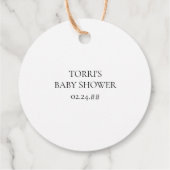 Bedankt voor het rijden door roze auto quarantaine bedankjes labels (Achterkant)