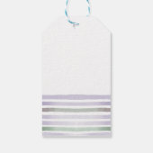 Bedankt voor het rijden door Schattigee Safari Die Cadeaulabel (Achterkant)