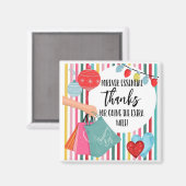 bedankt voor het rijden met bedankt voor extra-mij magneet (Voorkant / Achterkant)