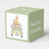 Bedankt voor het rijden met een Baby shower Bedankdoosjes (Voorkant Zijde)