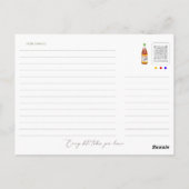 Bedankt voor het rollen met me kaart (Achterkant)