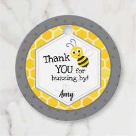 Bedankt voor het rondzoemen - Bumble Bee Bedankjes Labels