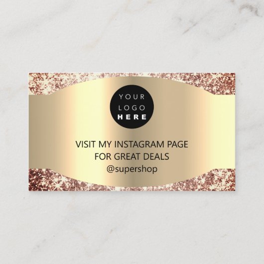 Bedankt voor het Roos Code Logo HARDkorting AANKOP Visitekaartje (Achterkant)