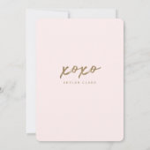 Bedankt voor het roze zijn van mijn Bridesmaid Typ (Achterkant)