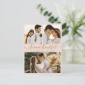 Bedankt voor het schrijven van de foto's Collage W Briefkaart (Staand voorkant)