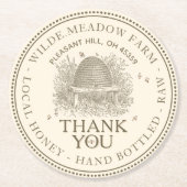 Bedankt voor het speciale Onderzetter van de Honey (Voorkant)