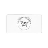 Bedankt voor het steunen van mijn kleine bedrijf s etiket (Voorkant)