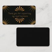 Bedankt voor het steunen van mijn kleine visitekaa visitekaartje (Voorkant / Achterkant)