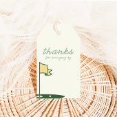 Bedankt voor het swingen door cadeau Label Cadeaulabel