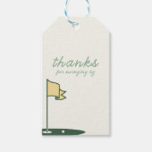 Bedankt voor het swingen door cadeau Label Cadeaulabel (Voorkant)