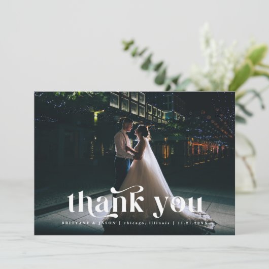 Bedankt voor het teksthuwelijk (Staand voorkant)