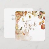 Bedankt voor het thema Herfst (Voorkant / Achterkant)