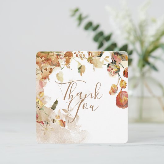 Bedankt voor het thema Herfst (Staand voorkant)