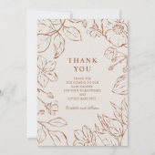 Bedankt voor het verbrande Oranje botanische Baby  (Voorkant)