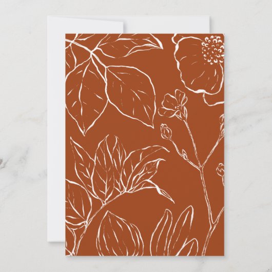 Bedankt voor het verbrande Oranje botanische Baby  (Achterkant)