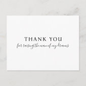 BEDANKT VOOR HET VERHOGEN VAN HET MAN MODERN BRIEFKAART (Voorkant)