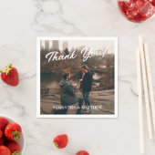 Bedankt voor het verlovingsfeest servet (Insitu)