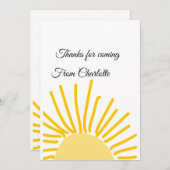 bedankt voor het versturen van naam tekstbericht z feestdagenkaart (Voorkant / Achterkant)