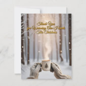 Bedankt voor het verwarmen van ons hart deze kerst feestdagenkaart (Voorkant)