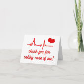 Bedankt voor het verzorgen van mij Medische Dank j (Voorkant)