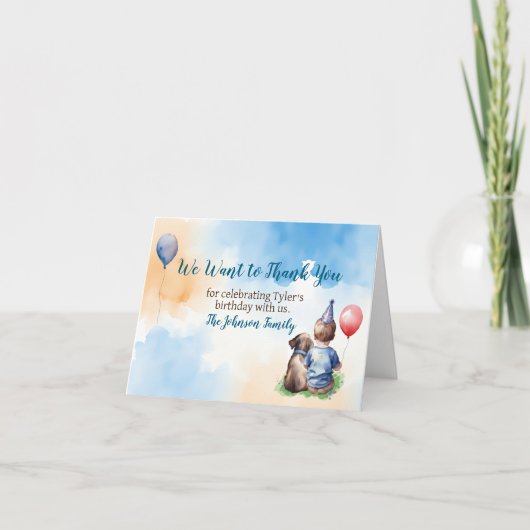 Bedankt voor het vieren met ons | Birthday (Voorkant)