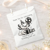 Bedankt voor het vieren met ons | Birthday Bedankzakje (Geknipt)