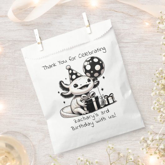 Bedankt voor het vieren met ons | Birthday Bedankzakje (Geknipt)