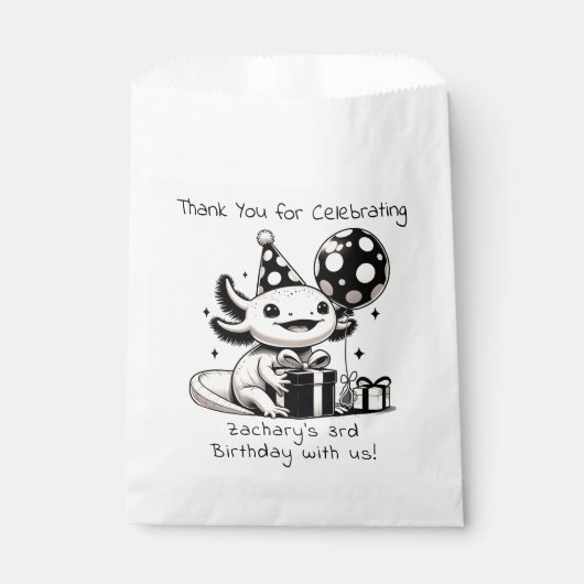 Bedankt voor het vieren met ons | Birthday Bedankzakje (Voorkant)