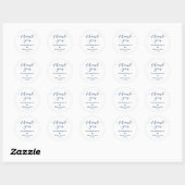 Bedankt voor het vieren met ons, Birthday Ronde Sticker (Vel)
