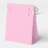 Bedankt voor het vieren met ons Blush Pink Party Bedankdoosjes (Achterkant)