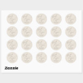 Bedankt voor het vieren met ons Cadeaus Sticker (Vel)