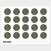 Bedankt voor het vieren met ons Cadeaus Sticker (Vel)