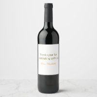 bedankt voor het vieren met ons geel zwart eenvoud