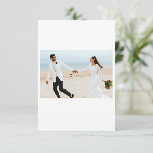 Bedankt voor het vieren met ons - Wedding (Staand voorkant)