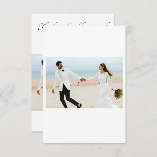 Bedankt voor het vieren met ons - Wedding (Voorkant / Achterkant)