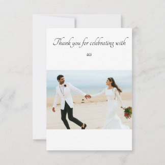 Bedankt voor het vieren met ons - Wedding