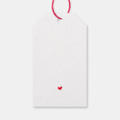 Bedankt voor het vieren met ons, Wedding Cadeaulabel (Achterkant)