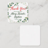 Bedankt voor het vieren van Label Informatiekaartje (Voorkant / Achterkant)