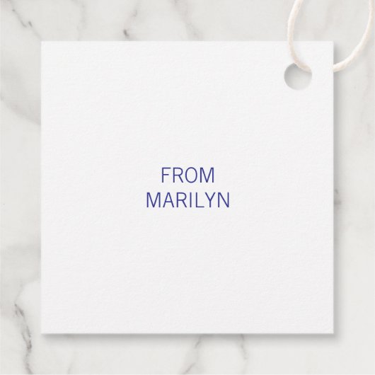 Bedankt voor het vieren van mijn Confetti Bedankjes Labels (Achterkant)