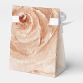 Bedankt voor het vieren van ons Floral roze rozen Bedankdoosjes (Achterkant)