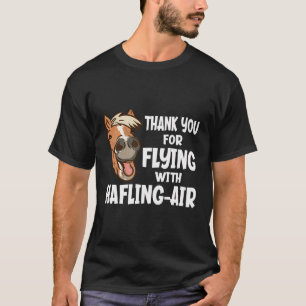 Bedankt voor het vliegen met Hafling-Air Funny Haf T-shirt