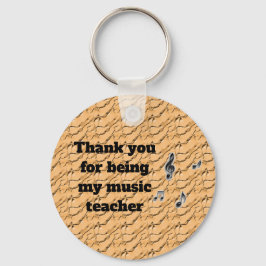Bedankt voor het waarderen van mijn muziekdocent sleutelhanger