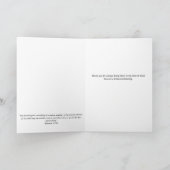 Bedankt voor het Wenskaart van de zegening Kaart (Binnen)