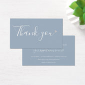 Bedankt voor het winkelen Dusty Blue Korting Kaart (Bureau)