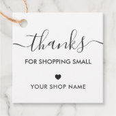 Bedankt voor het winkelen Kleine Label Labels, Kra (Voorkant)